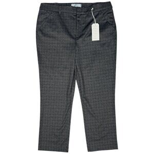 NWT Women's WIT &‎ WISDOM Absolution High Waist Plaid Ankle Pants | Size 14